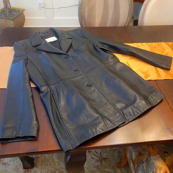 NINE WEST LEATHER BLAZER SZXL